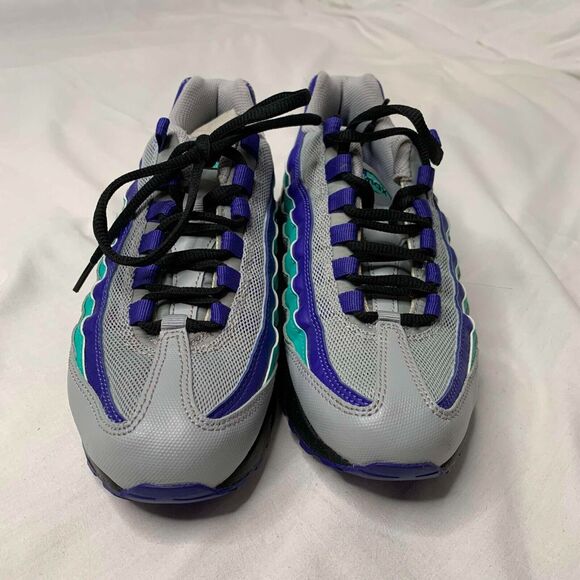 NEW Nike Air Max 95 GS Indigo Burst Wolf Grey/Black-Indigo Burst Boy's Size 5.5Y - Picture 7 of 8